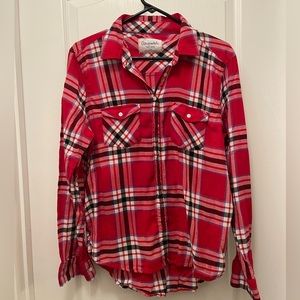 Aeropostale plaid blouse